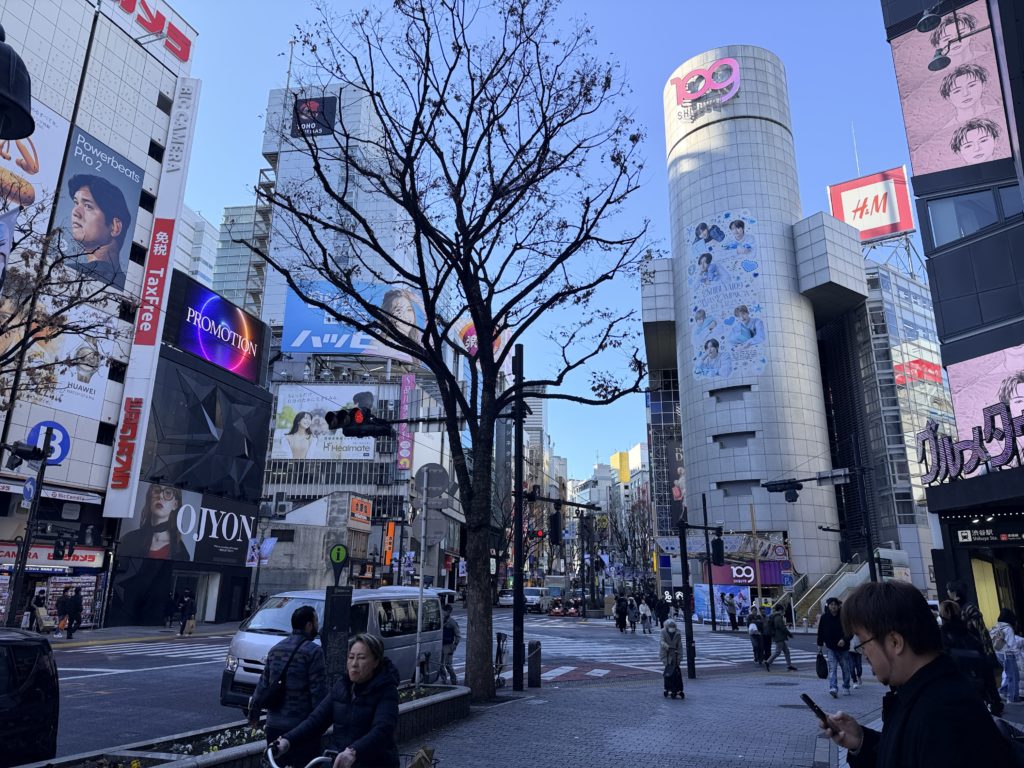 2025年12月18日㈭の109前交差点 | でじたる渋谷NEWS